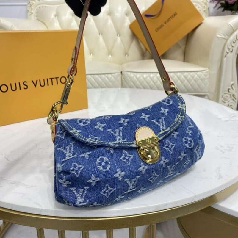 Louis Vuitton Monogram Denim Mini Plategy M95050-5