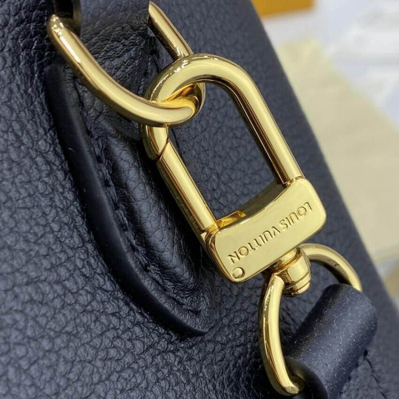 Louis Vuitton Bicolor Monogram Empreinte Speedy Bandouliere 25 M58947 Negro/Beige-12