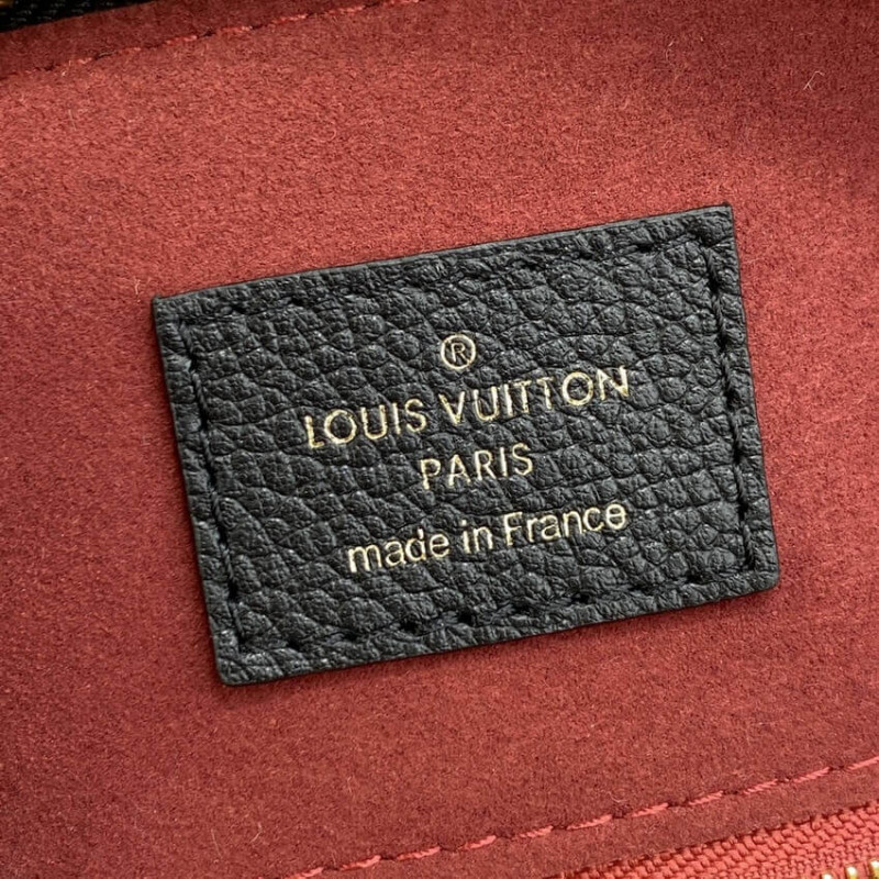 Louis Vuitton Bicolor Monogram Empreinte Speedy Bandouliere 25 M58947 Negro/Beige-15