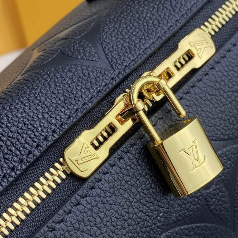 Louis Vuitton Monogram Empreinte Speedy Bandouliere 25 Black-9