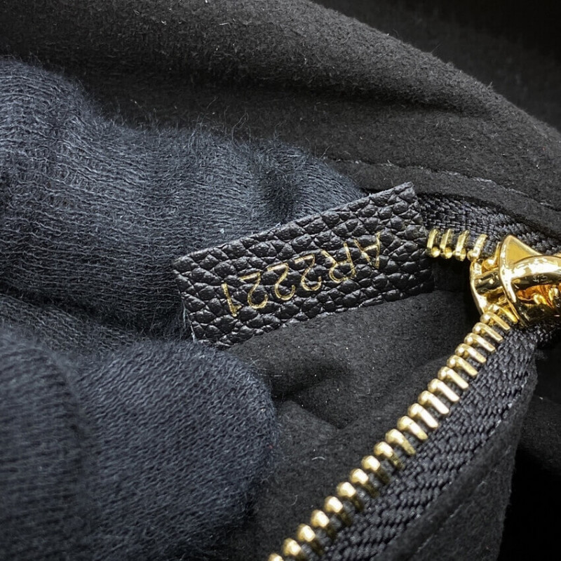 Louis Vuitton Monogram Empreinte Speedy Bandouliere 25 Black-12