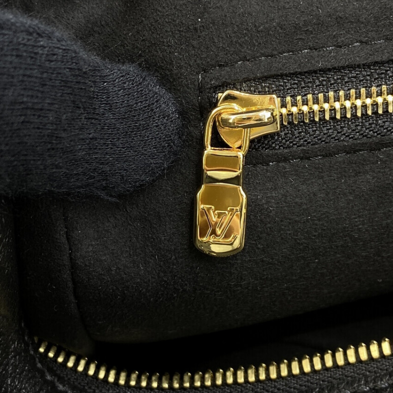Louis Vuitton Monogram Empreinte Speedy Bandouliere 25 Black-13