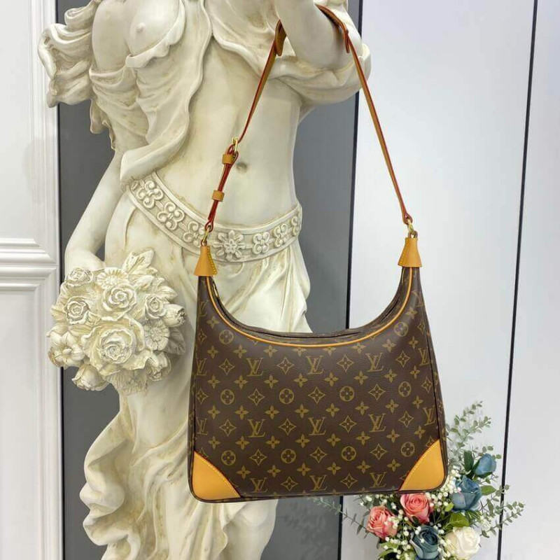 Louis Vuitton Monogram Boulogne 35 Shoulder Bolsa M51260-1