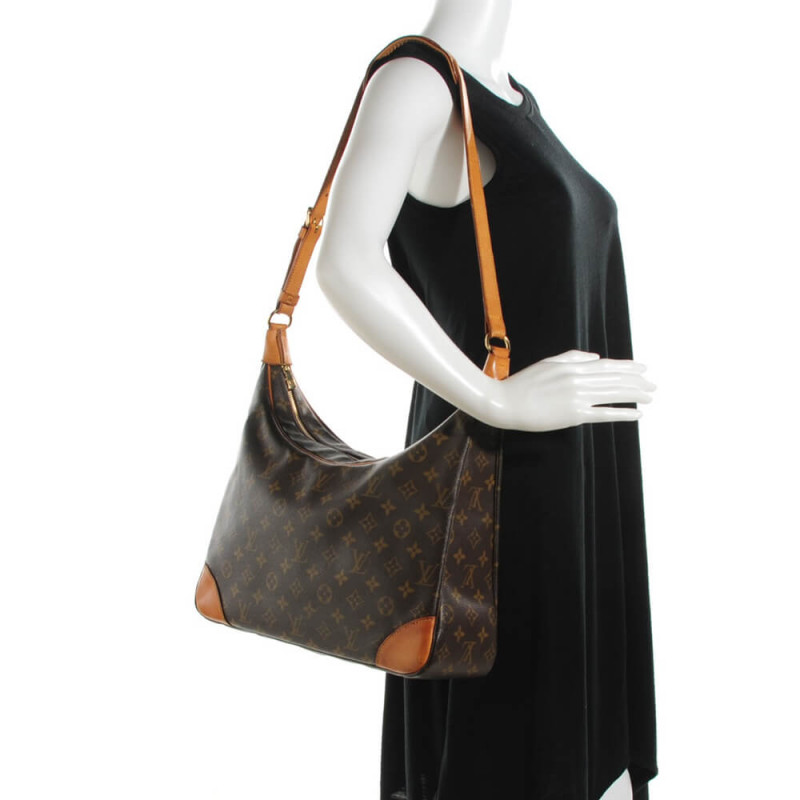 Louis Vuitton Monogram Boulogne 35 Shoulder Bolsa M51260-2