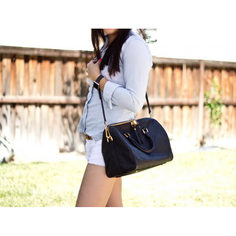 Louis Vuitton Monogram Empreinte Speedy Bandouliere 30 M42406-1