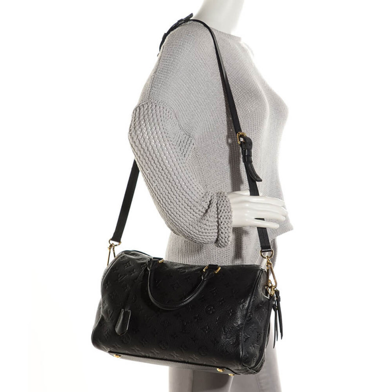 Louis Vuitton Monogram Empreinte Speedy Bandouliere 30 M42406-2