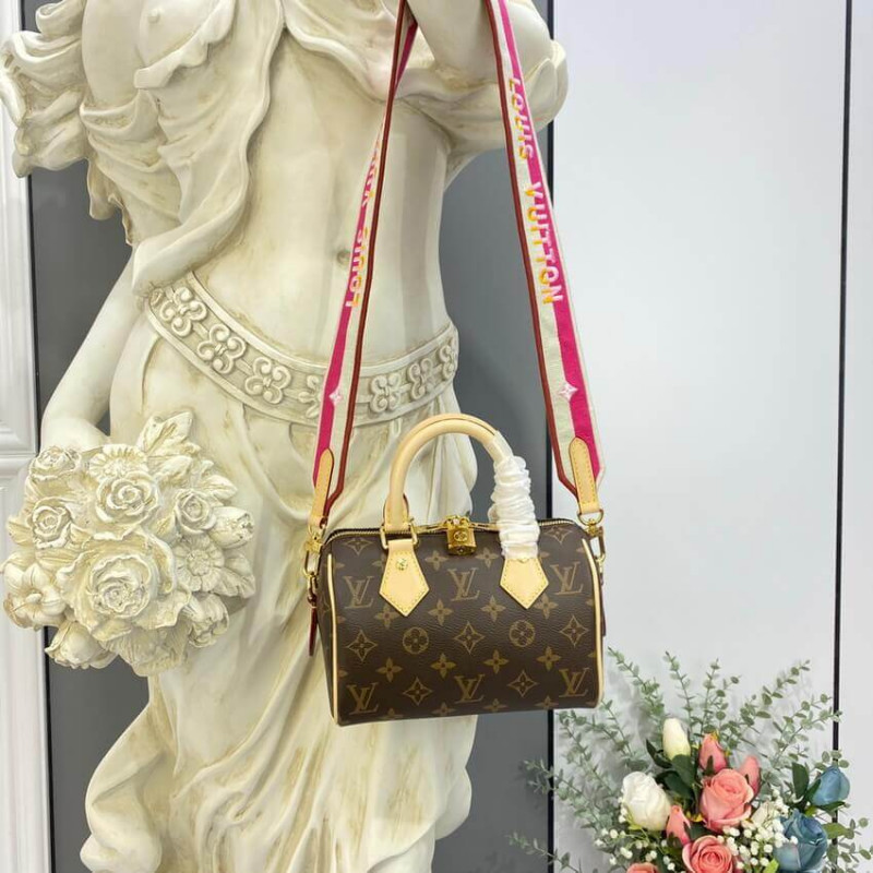 Louis Vuitton Monogram Speedy Bandouliere 20 M45948 FUCHSIA-1