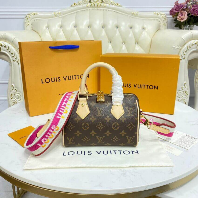 Louis Vuitton Monogram Speedy Bandouliere 20 M45948 FUCHSIA-3