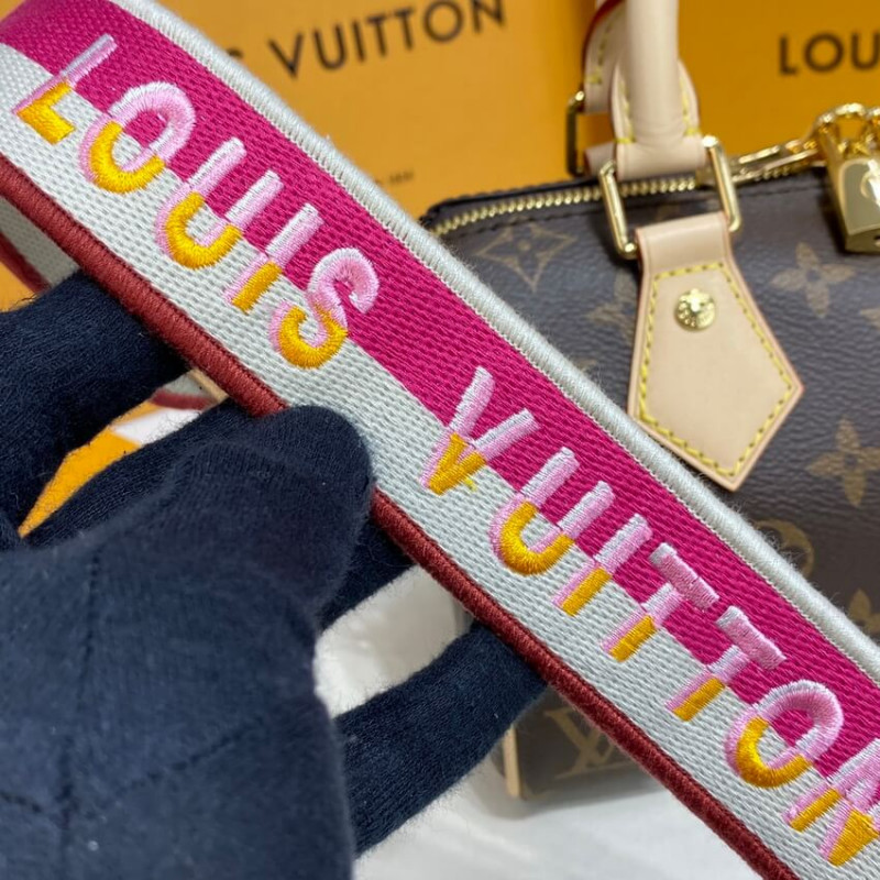 Louis Vuitton Monogram Speedy Bandouliere 20 M45948 FUCHSIA-9