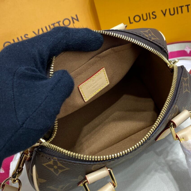 Louis Vuitton Monogram Speedy Bandouliere 20 M45948 FUCHSIA-14