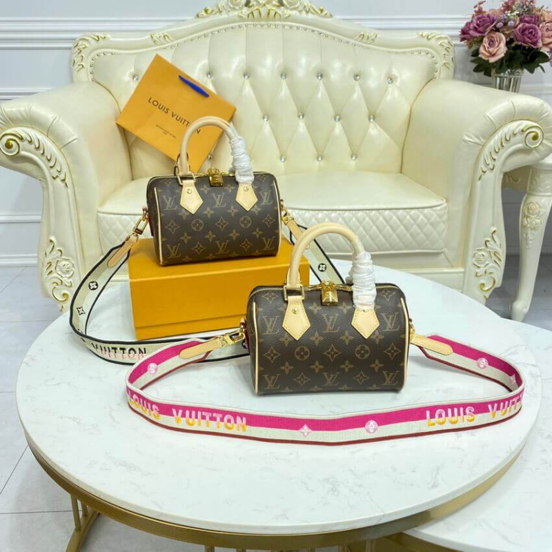 Louis Vuitton Monogram Speedy Bandouliere 20 M45948 FUCHSIA-17