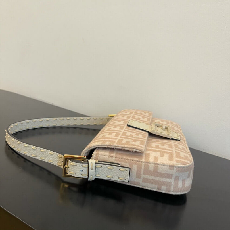 Fendi Bolsauette 1997 beige ff lana Bolsa 8Br792-11