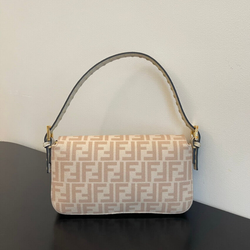 Fendi Bolsauette 1997 beige ff lana Bolsa 8Br792-13