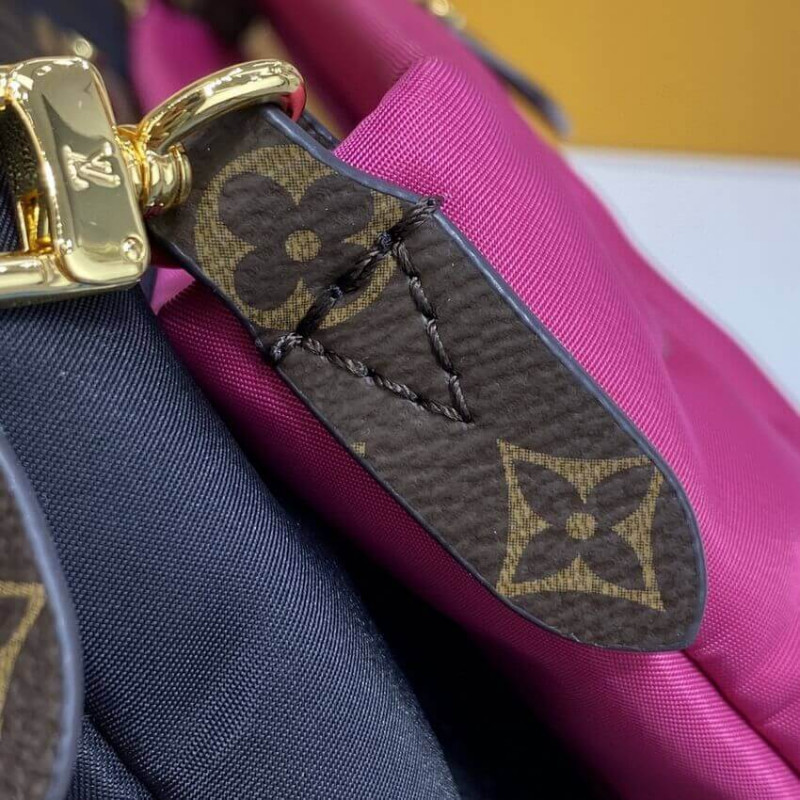 Louis Vuitton Maxi Multi Pochette AccessOires M58980 Negro/Fucsia-7