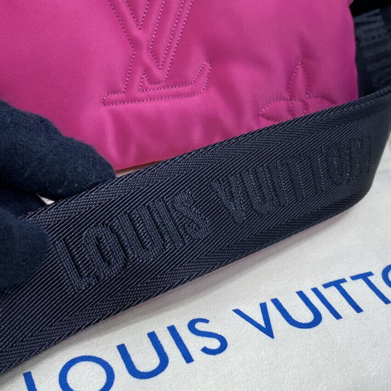 Louis Vuitton Maxi Multi Pochette AccessOires M58980 Negro/Fucsia-10