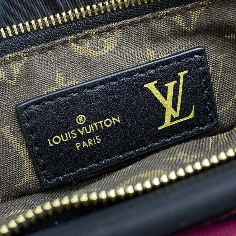Louis Vuitton Maxi Multi Pochette AccessOires M58980 Negro/Fucsia-16