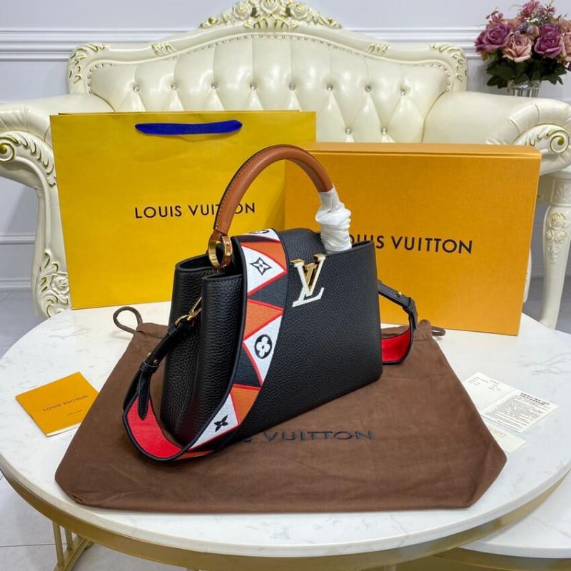 Louis Vuitton Capucines BB M59061 Noir/Rouge-2