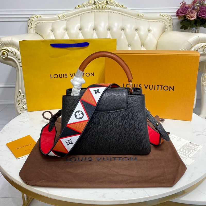 Louis Vuitton Capucines BB M59061 Noir/Rouge-3