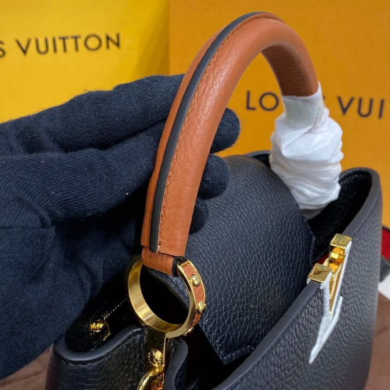 Louis Vuitton Capucines BB M59061 Noir/Rouge-5