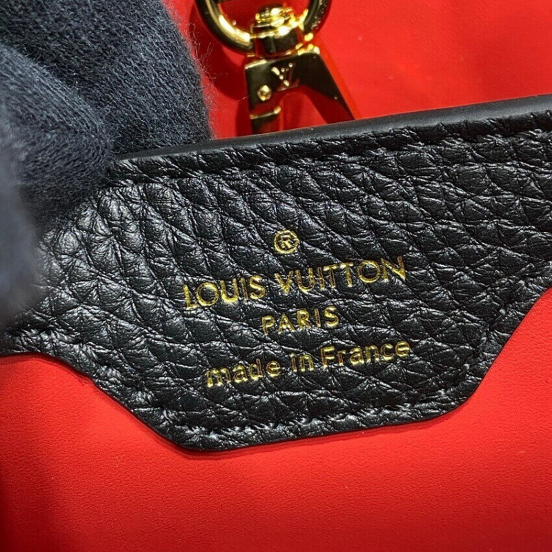 Louis Vuitton Capucines BB M59061 Noir/Rouge-13