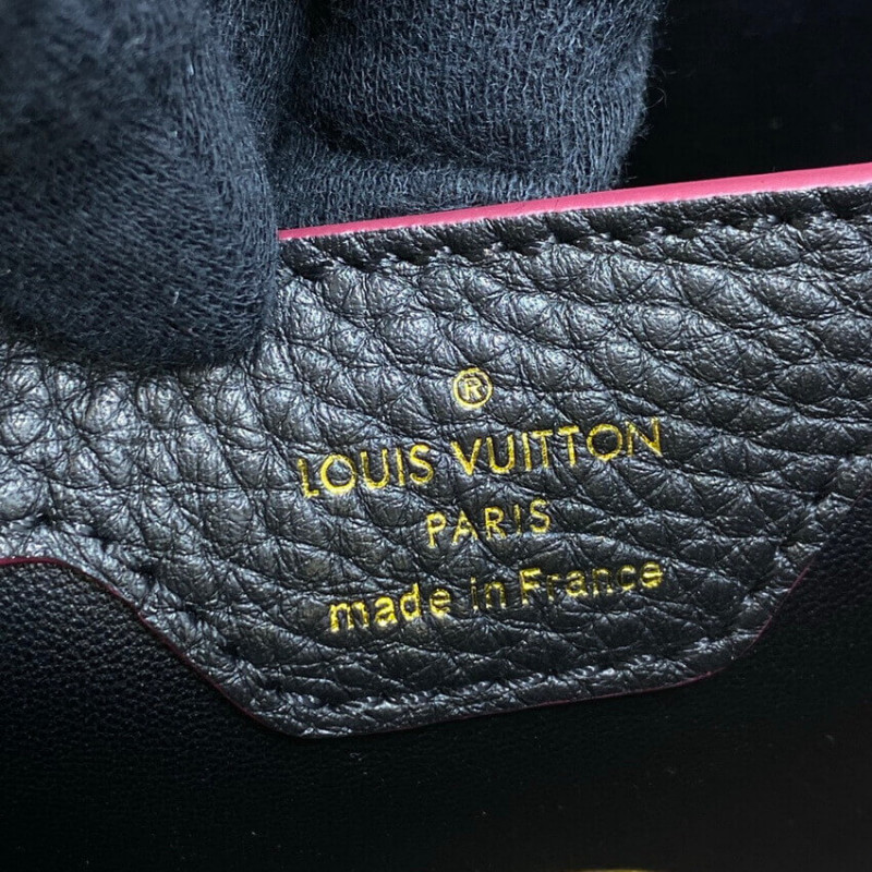 Louis Vuitton Capucines BB M59061 Black/Arizona Beige-13
