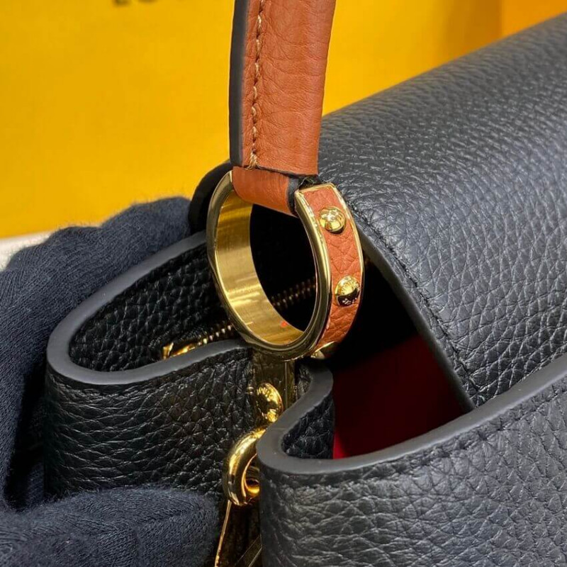Louis Vuitton Capucines MM M59020 Noir/Rouge-9
