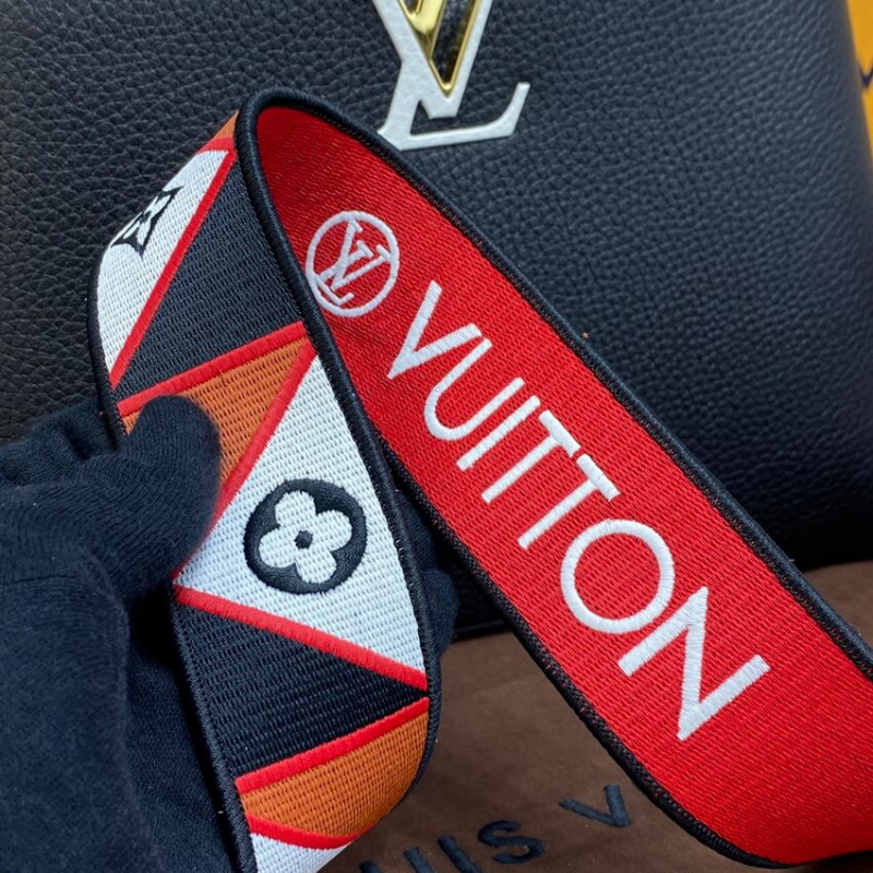 Louis Vuitton Capucines MM M59020 Noir/Rouge-10