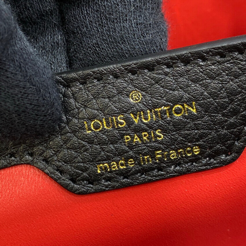Louis Vuitton Capucines MM M59020 Noir/Rouge-14