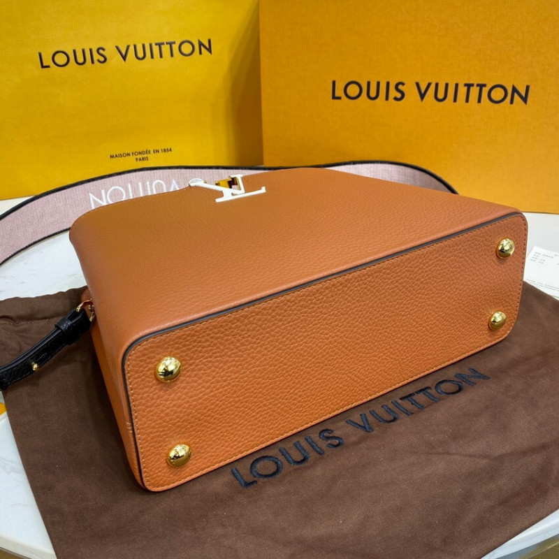 Louis Vuitton Capucines MM M59020 Oro/Noir-3