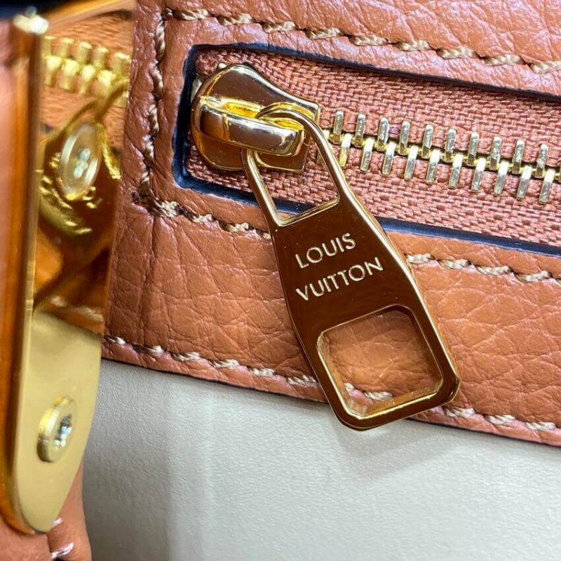 Louis Vuitton Capucines MM M59020 Oro/Noir-13