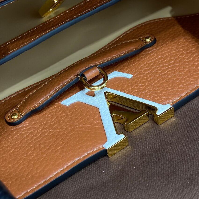 Louis Vuitton Capucines MM M59020 Oro/Noir-14