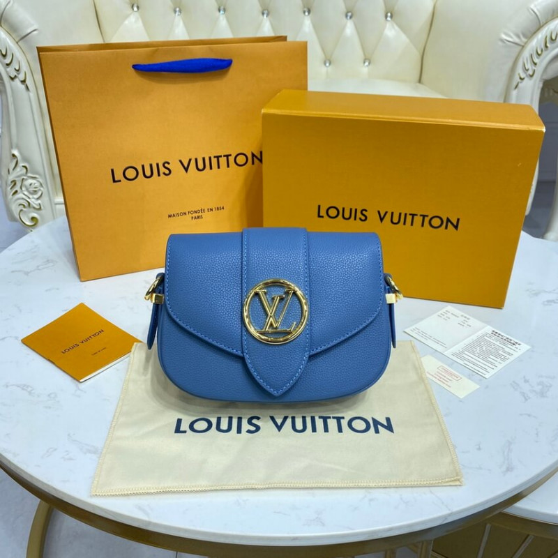 Louis Vuitton LV Pont 9 Soft PM M58964 Azul-2