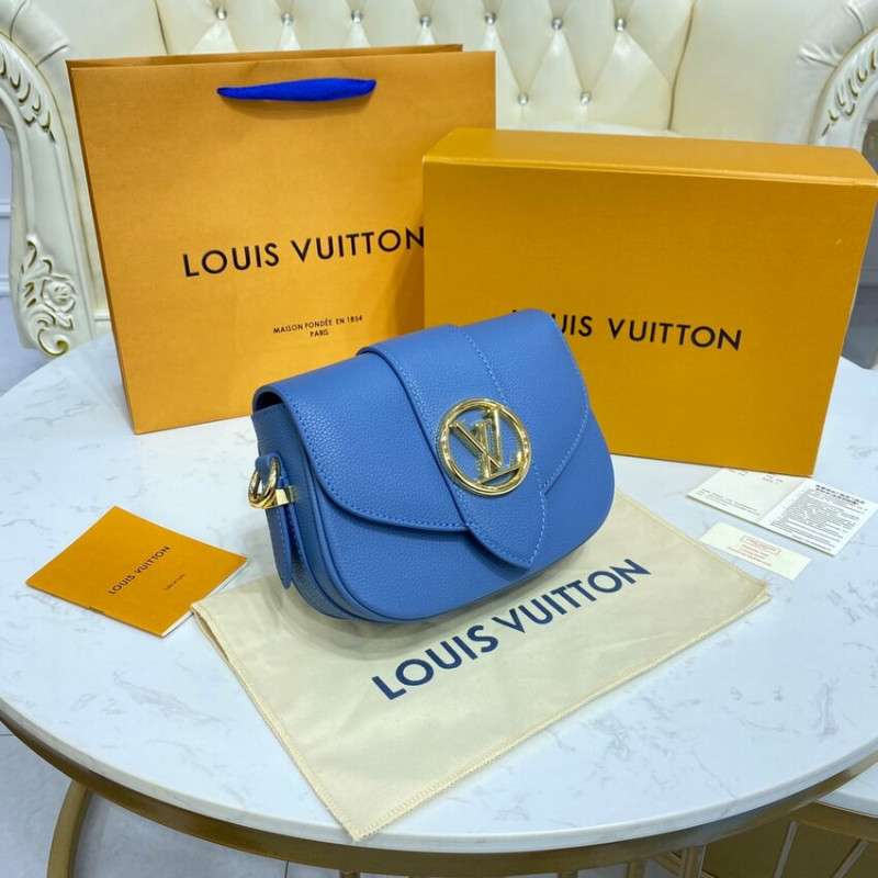 Louis Vuitton LV Pont 9 Soft PM M58964 Azul-3