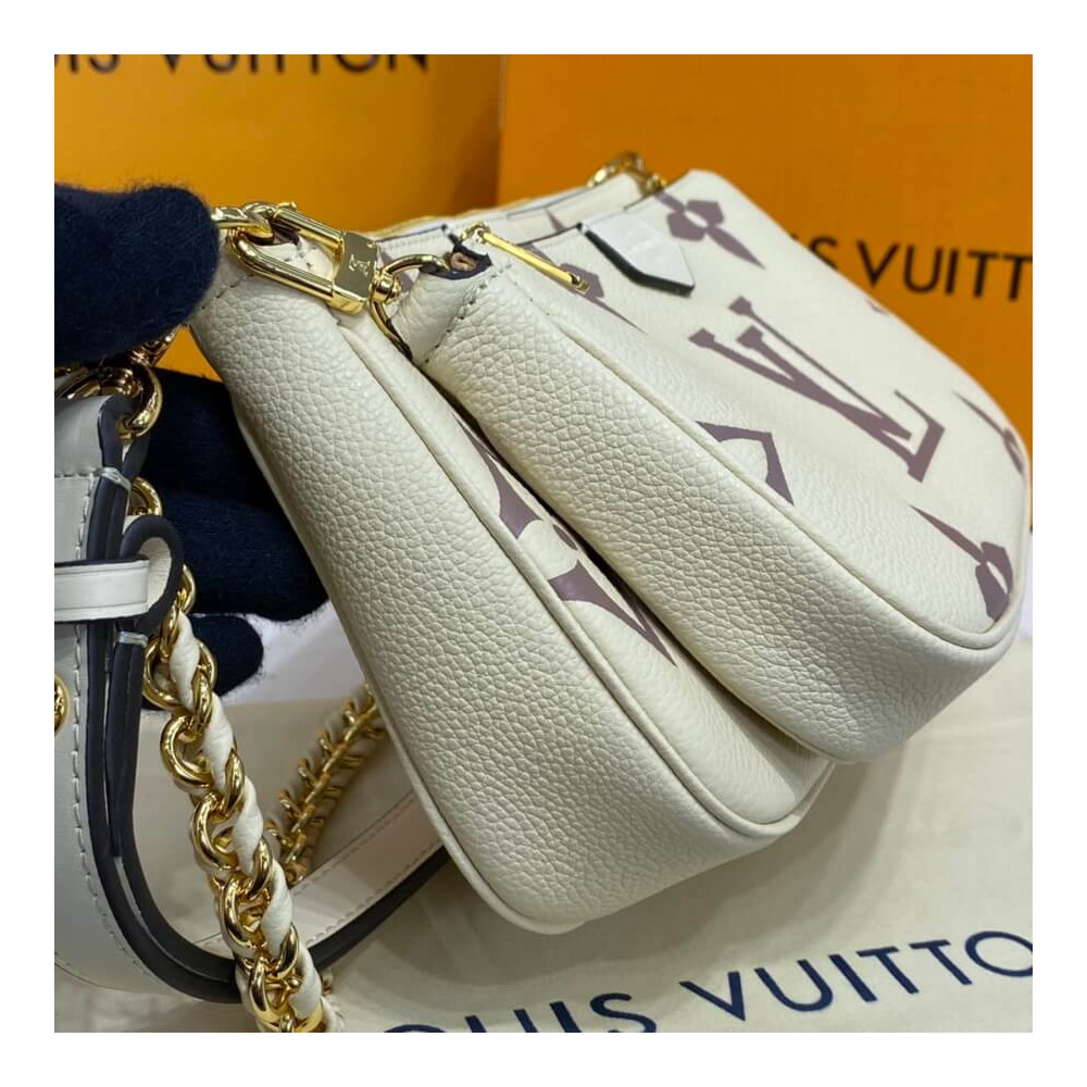 Louis Vuitton Bicolor Multi Pochette AccessOires Beige-6