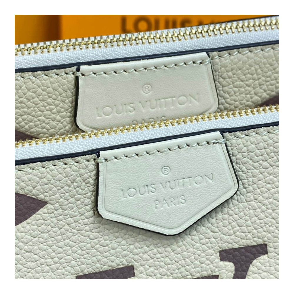 Louis Vuitton Bicolor Multi Pochette AccessOires Beige-7