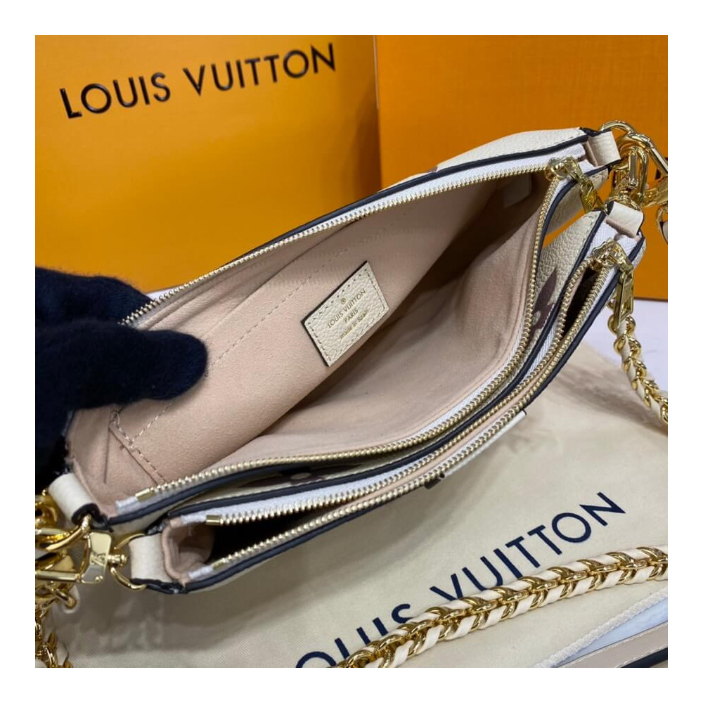 Louis Vuitton Bicolor Multi Pochette AccessOires Beige-10