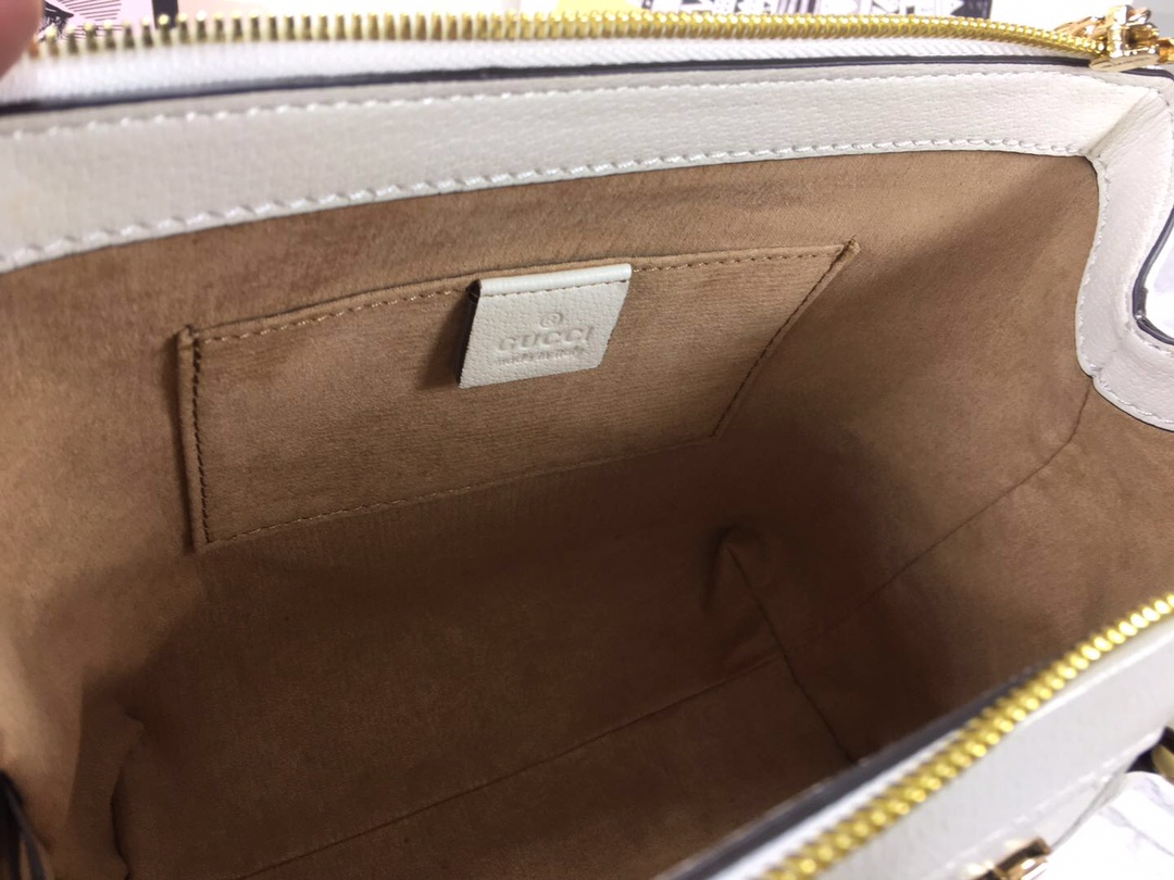 Gucci Ophidia Bolsa Small Tote Black/White-9
