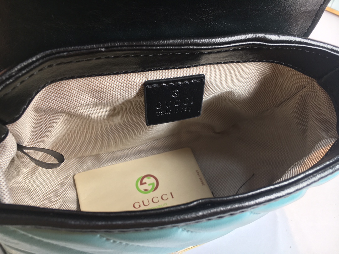 Gucci en línea exclusiva Marmont Mini Bolsa-4
