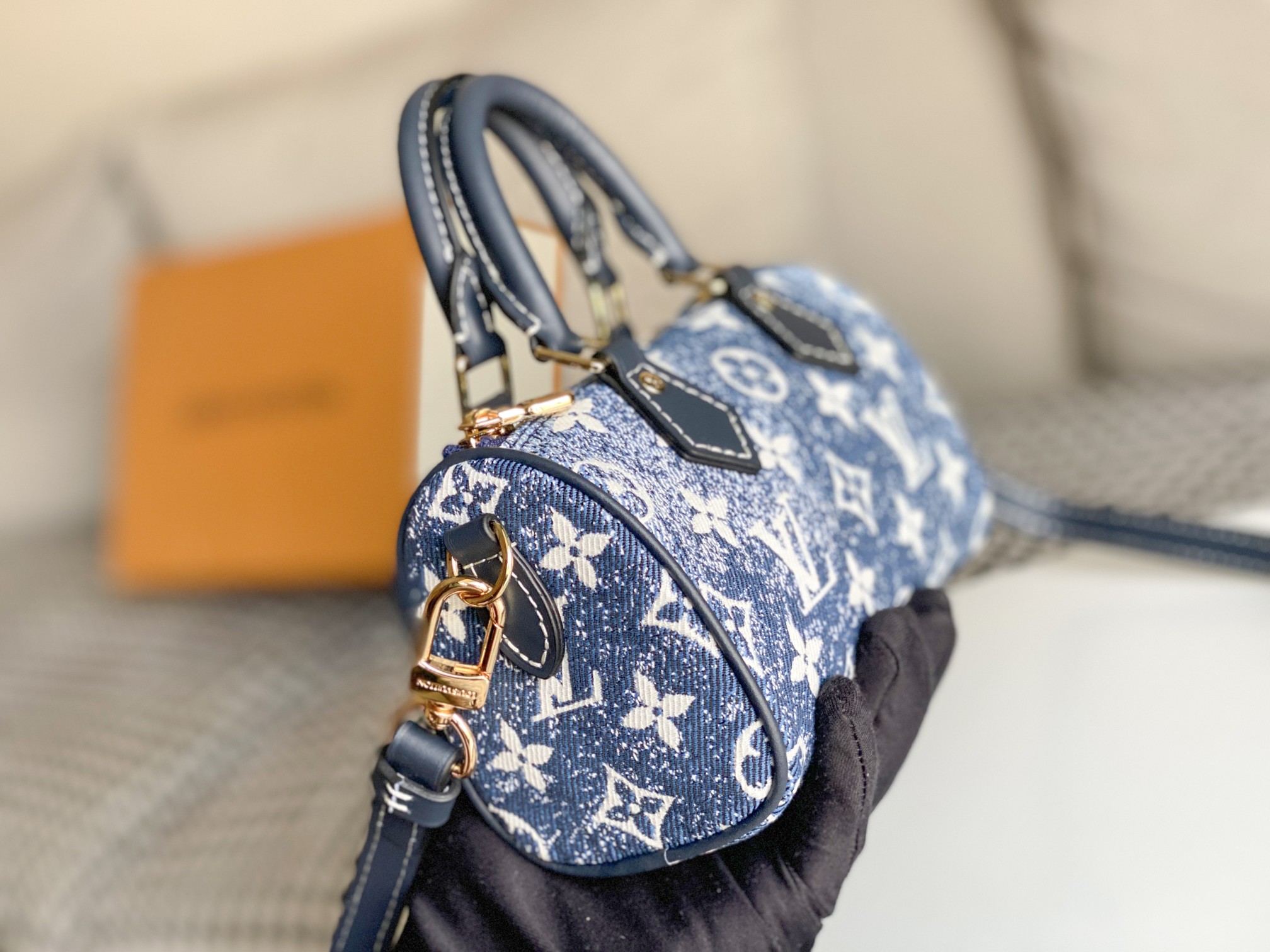 Louis Vuitton Nano Speedy Denim-2