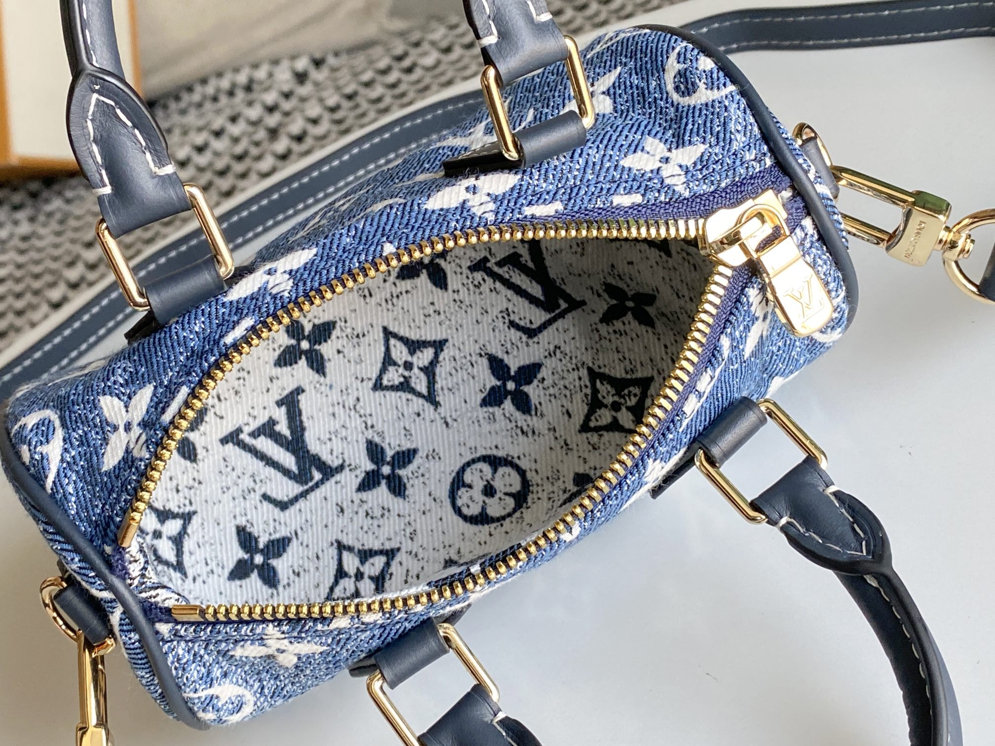 Louis Vuitton Nano Speedy Denim-7