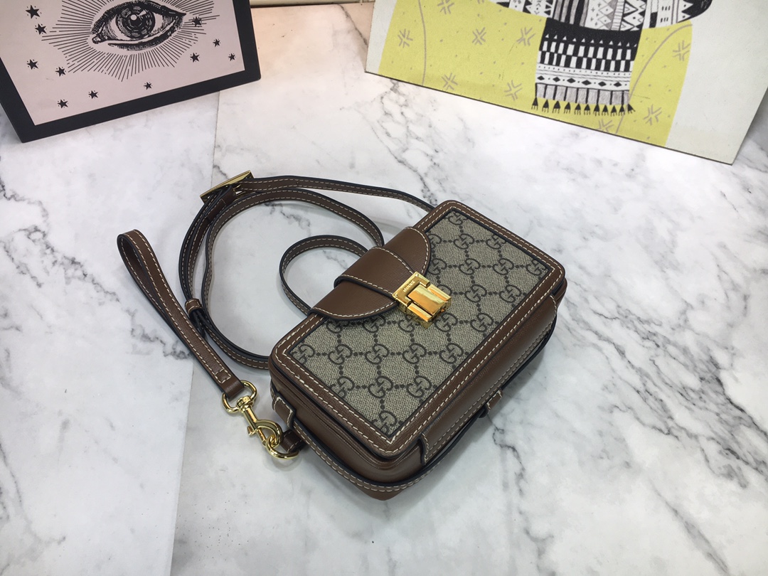 Mini bolso Gucci con cierre de cierre-3
