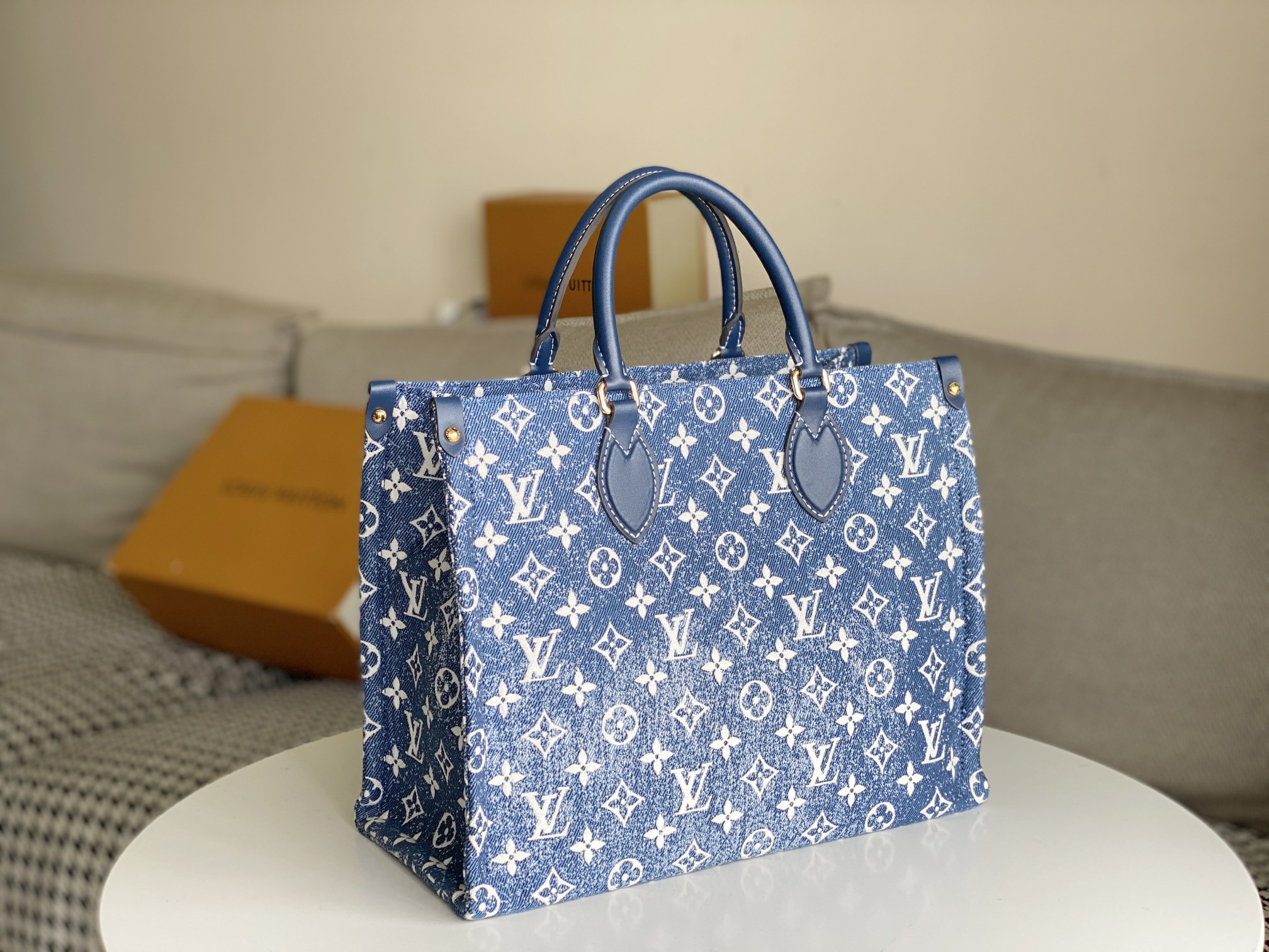 Louis Vuitton Monogram Jacquard Onthgo MM Tote-1