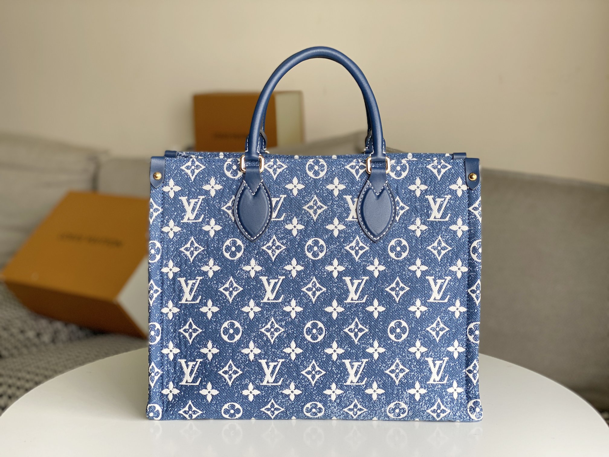 Louis Vuitton Monogram Jacquard Onthgo MM Tote-2