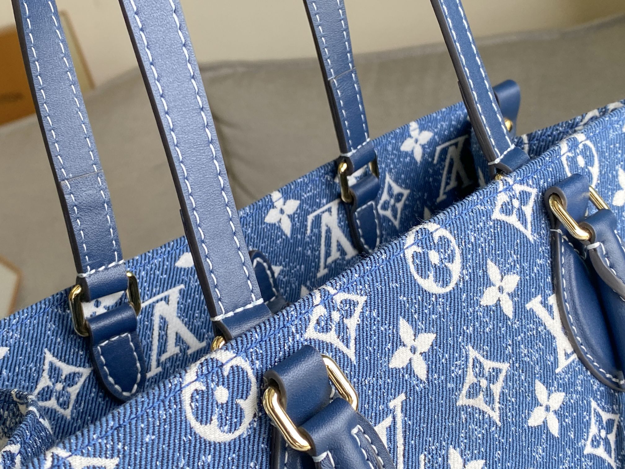 Louis Vuitton Monogram Jacquard Onthgo MM Tote-6