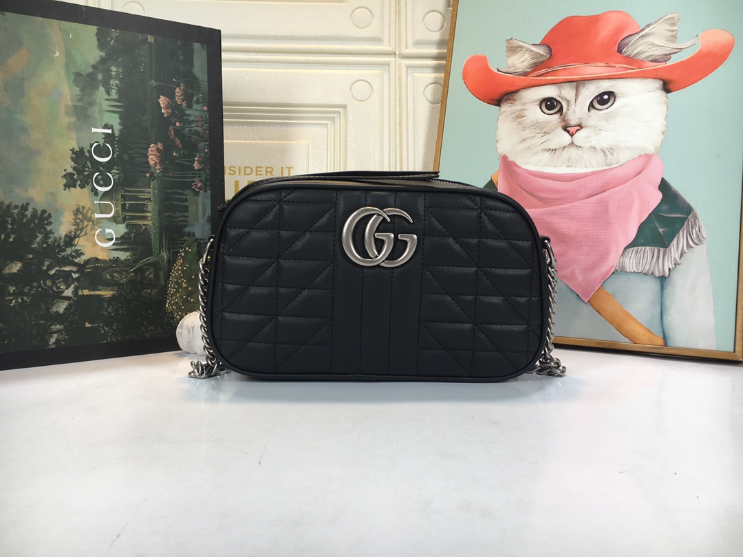 Gucci Marmont Bolsa de hombro pequeño: 4 colores-1