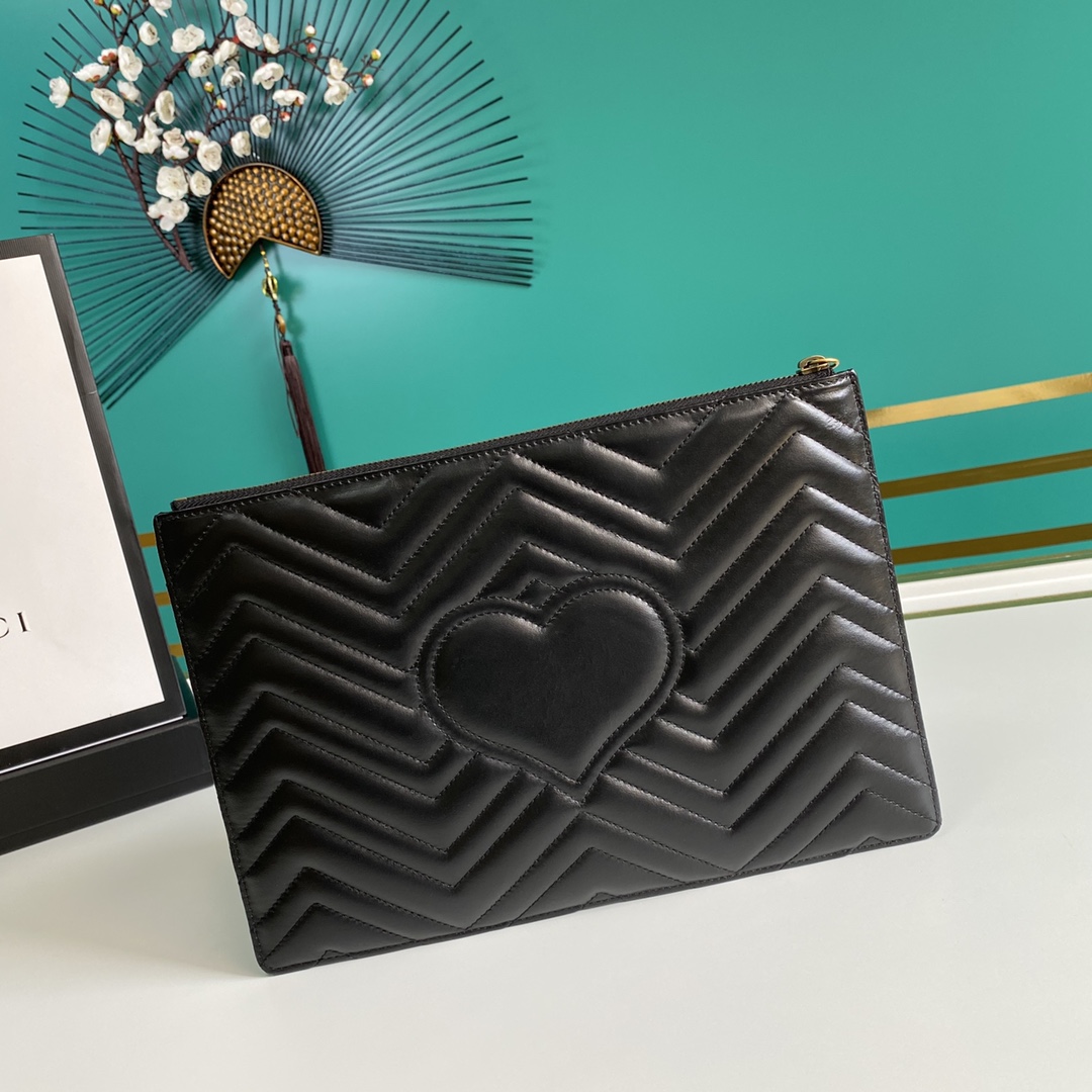 Pouch de cuero Gucci Marmont-1