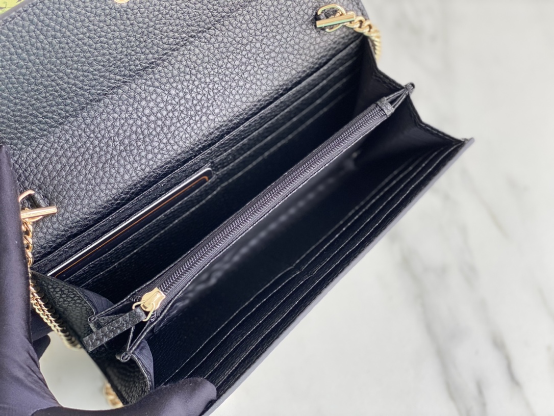 Gucci Marmont Chain Ballet beige/negro-4