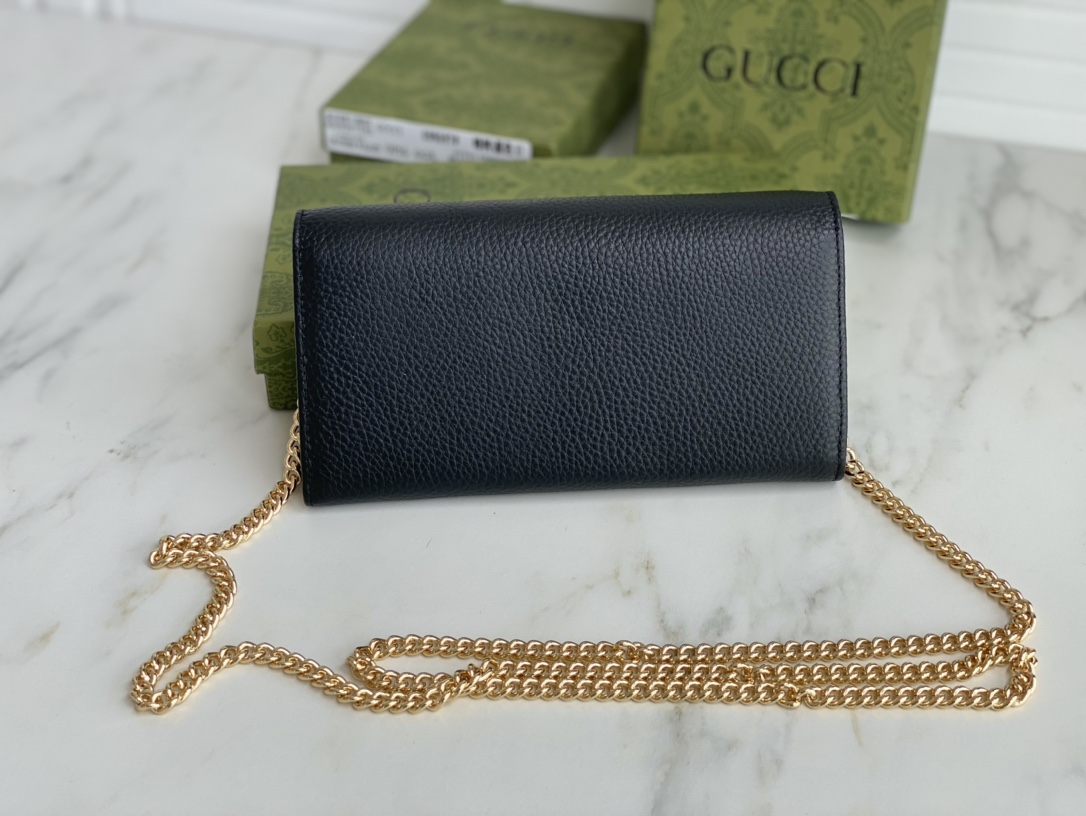 Gucci Marmont Chain Ballet beige/negro-6