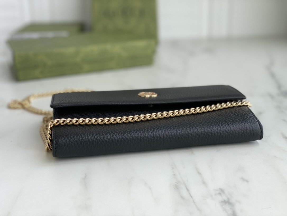 Gucci Marmont Chain Ballet beige/negro-7