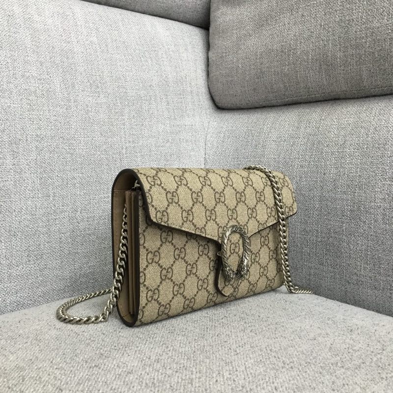 billetera de la cadena de lona de Gucci Dioniso-1